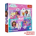 PUZZLE 4W1 GABBY'S GREAT ADVENTURE 34670 TREFL