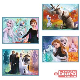 PUZZLE 4W1 NIEZWYKŁY ŚWIAT FROZEN 34381 TREFL