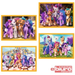 PUZZLE 4W1 POZNAJ KUCYKI PONY TREFL