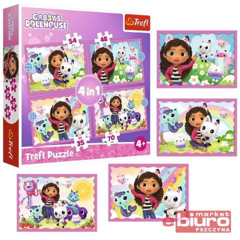PUZZLE 4W1 PRZYGODY GABI 34620 TREFL