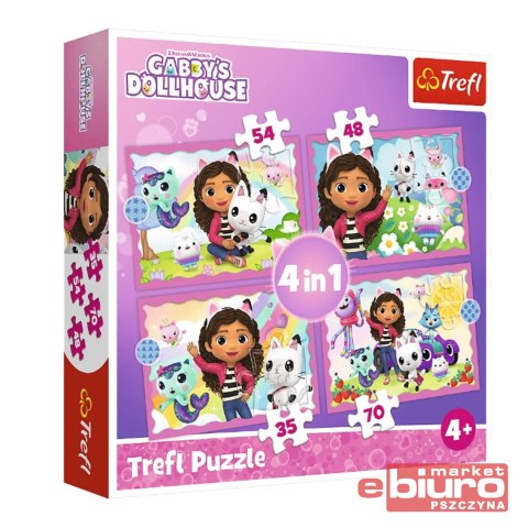 PUZZLE 4W1 PRZYGODY GABI 34620 TREFL