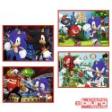 PUZZLE 4W1 PRZYGODY SONICA 34625 TREFL