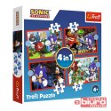 PUZZLE 4W1 PRZYGODY SONICA 34625 TREFL