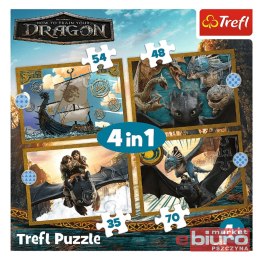 PUZZLE 4W1 SMOCZE DNI 34678 TREFL