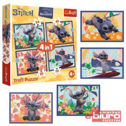 PUZZLE 4W1 WAKACJE NA HAWAJACH 346664 TREFL