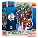 PUZZLE 50 DREWNIANE KONTUROWE PRZYGODY AVENGERS