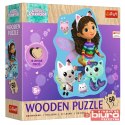 PUZZLE 50 DREWNIANE KONTUROWE WESOŁA GABBY TREFL