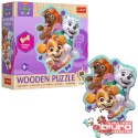 PUZZLE 50 DREWNIANE KONTUROWE WESOŁA GROM PIESKÓW