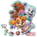 PUZZLE 50 DREWNIANE KONTUROWE WESOŁA GROM PIESKÓW