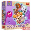 PUZZLE 50 DREWNIANE KONTUROWE WESOŁA GROM PIESKÓW