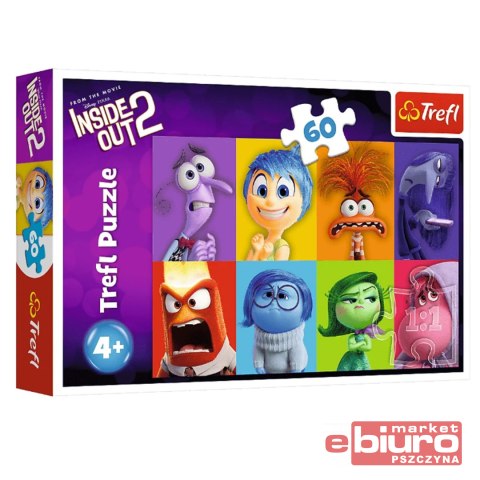 PUZZLE 60 POZNAJ SWOJE EMOCJE 17397 TREFL
