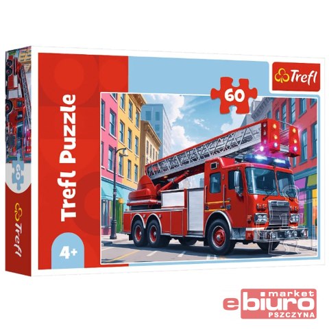 PUZZLE 60 WÓZ STRAŻACKI 17405 TREFL