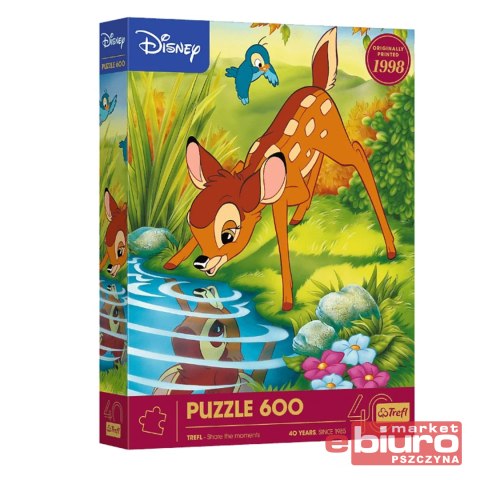 PUZZLE 600 40 LECIE TREFL BAMBI 37600 TREFL