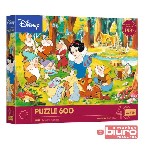 PUZZLE 600 40 LECIE TREFL KRÓLEWNA ŚNIEŻKA 37603