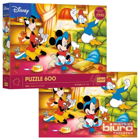 PUZZLE 600 40 LECIE TREFL MYSZKA MIKI I PRZYJ 3760