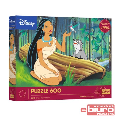 PUZZLE 600 40 LECIE TREFL POCAHONTAS 37605 TREFL