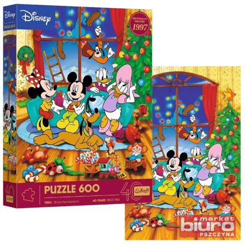 PUZZLE 600 XMAS 40 LECIE TREFL MYSZKA MIKI ŚWIĘTA