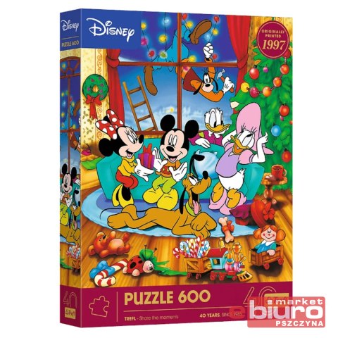 PUZZLE 600 XMAS 40 LECIE TREFL MYSZKA MIKI ŚWIĘTA