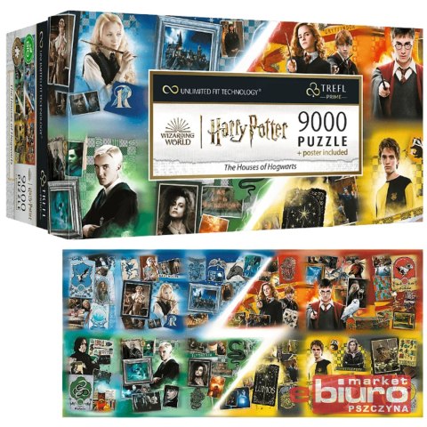 PUZZLE 9000 THE HOUSES OF HOGWARTS TREFL