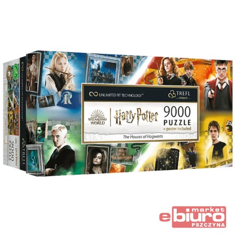 PUZZLE 9000 THE HOUSES OF HOGWARTS TREFL
