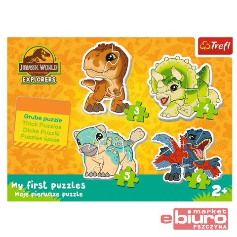 PUZZLE BABY CLASSIC UROCZE DINOZAURY TREFL
