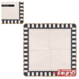 SERWETKI ZE ZŁOTYM BRZEGIEM 33X33 MIX A'12 PARTY