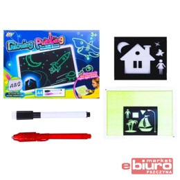 TABLICA MALOWANIE ŚWIATEŁKIEM 21X29CM NORIMPEX