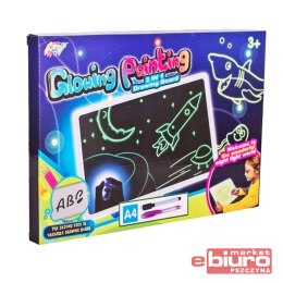 TABLICA MALOWANIE ŚWIATEŁKIEM 21X29CM NORIMPEX