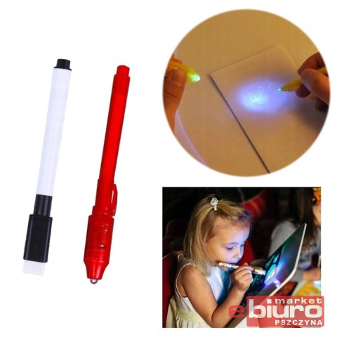 TABLICA MALOWANIE ŚWIATEŁKIEM 21X29CM NORIMPEX