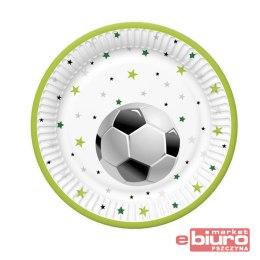 TALERZYKI PAPIER ŚR 180MM A'8 ZIELONY PIŁKA POL