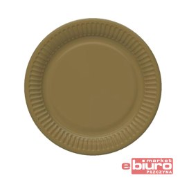 TALERZYKI PAPIER ŚR 180MM A'8 ZŁOTY POL