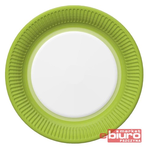 TALERZYKI PAPIER ŚR 227MM A'8 ZIELONA RAMKA POL