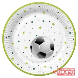 TALERZYKI PAPIER ŚR 227MM A'8 ZIELONY PIŁKA POL