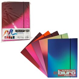 TECZKA A4 Z GUMKĄ CF-7 SOFT OMBRE MIX A'10