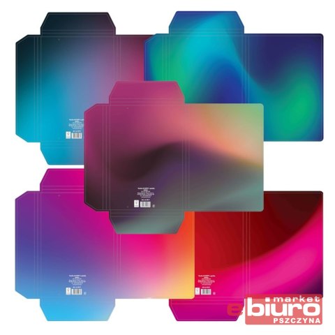 TECZKA A4 Z GUMKĄ CF-7 SOFT OMBRE MIX A'10