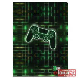 TECZKA Z GUMKĄ A4 300G/M2 STRIGHT NEON PAD