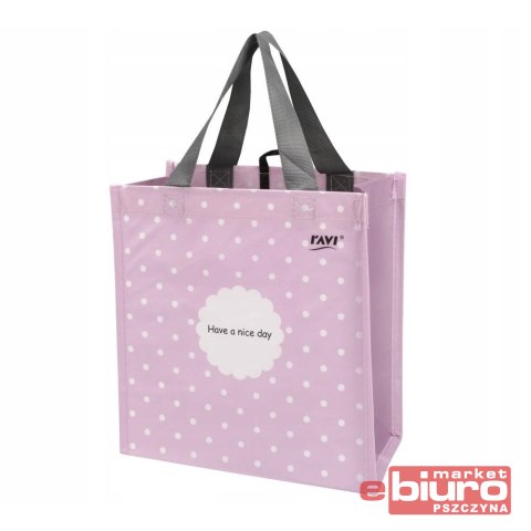 TORBA NA ZAKUPY DOTTIES RAVI 26x15x27cm 10106 PINK