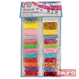 ZESTAW DO DEKORACJI FRANCUSKA KAWIARENKA 24SZT