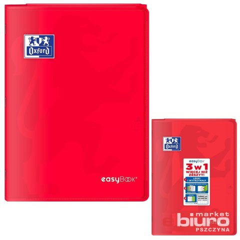 ZESZYT OXFORD EASYBOOK A4 60 KARTEK KRATKA 90G MIX