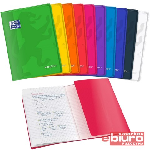 ZESZYT OXFORD EASYBOOK A4 60 KARTEK KRATKA 90G MIX