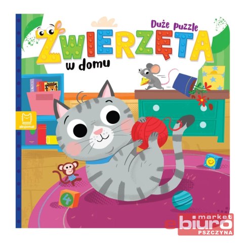 ZWIERZĘTA W DOMU DUŻE PUZZLE AKSJOMAT