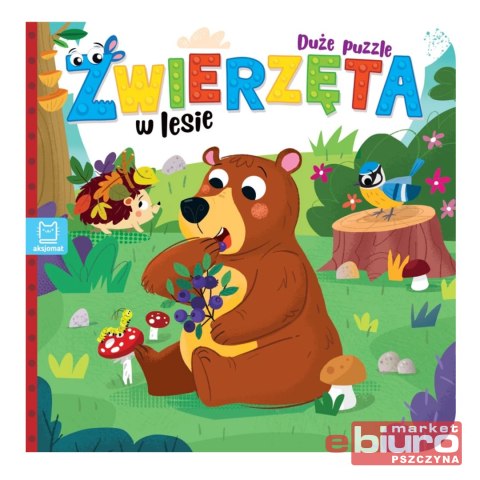 ZWIERZĘTA W LESIE DUŻE PUZZLE AKSJOMAT