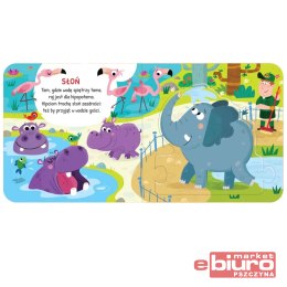 ZWIERZĘTA W ZOO DUŻE PUZZLE AKSJOMAT