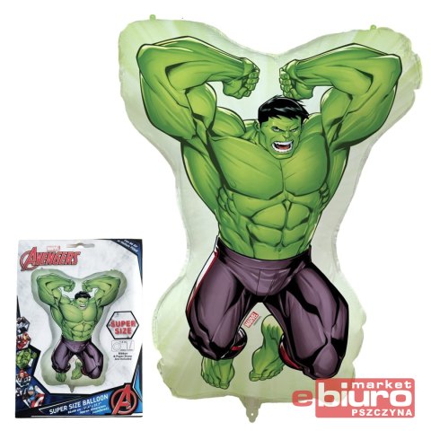 BALON FOLIOWY HULK 80X96CM MARVEL GODAN