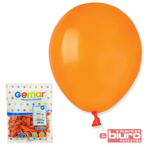 BALONY A50 PASTEL 5" POMARAŃCZOWE 04/100SZT GODAN