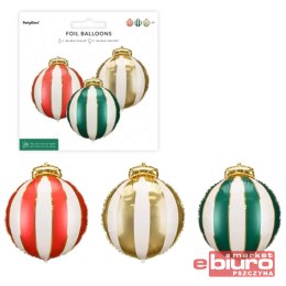 BALONY FOLIOWE BOMBKI 42X46CM MIX A'3 PARTYDECO