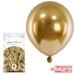 BALONY GLOSSY 12CM ZŁOTE OP/50SZT PARTYDECO
