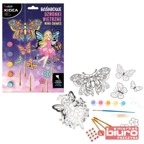 BAŚNIOWE DZWONKI WIETRZNE ŚWIECĄCE W CIEMNOŚCI