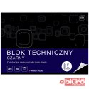 BLOK TECHNICZNY A4 10 KARTEK CZARNY INTERDRUK