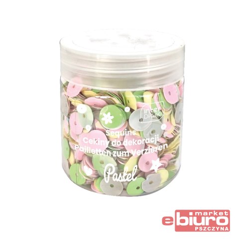 CEKINY DO DEKORACJI 30G PASTEL INTERDRUK